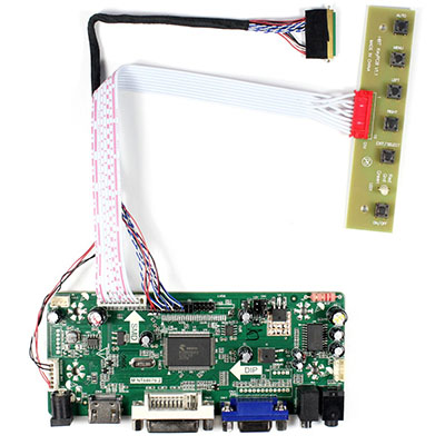 HDMI DVI VGA Audio LCD controller board work for 15.6inch B156XW02 LP156WH2 1366X768 LCD panel